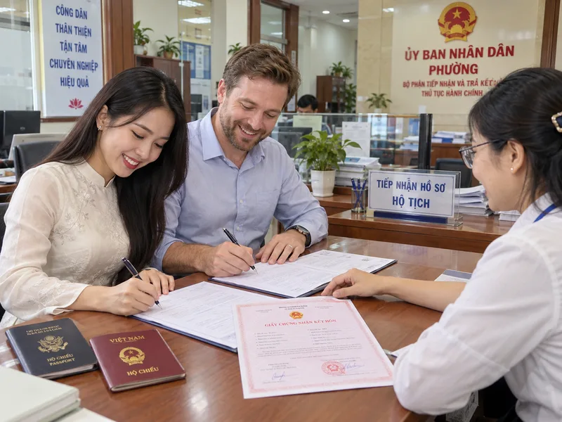 Thủ tục đăng ký kết hôn 2026: Giấy tờ và quy trình chi tiết